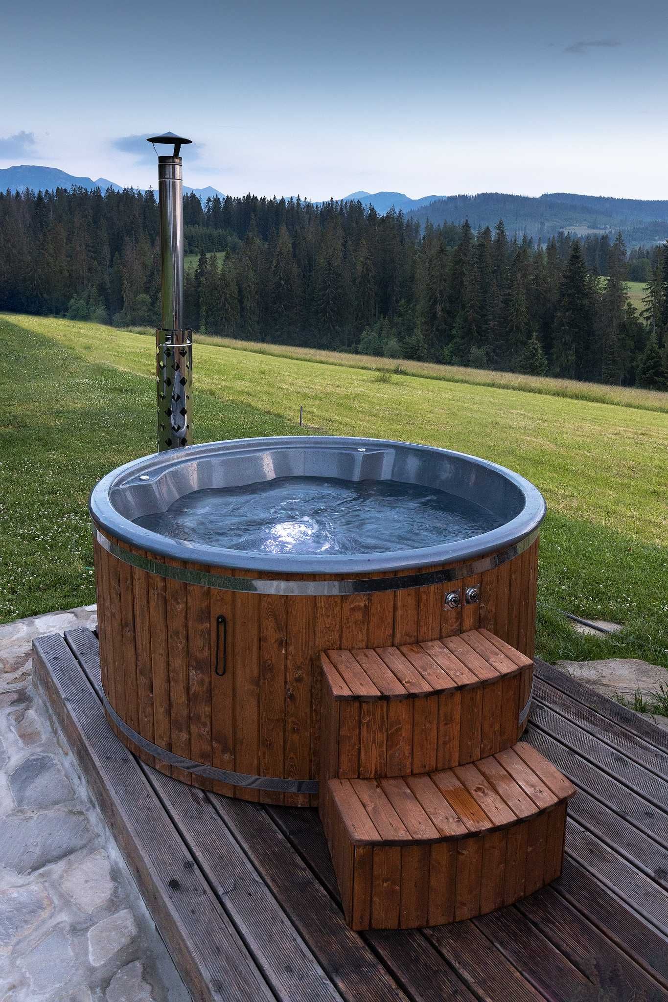 Wakacje klimatyzowane domki góry jacuzzi sauna 13km Zakopane termy