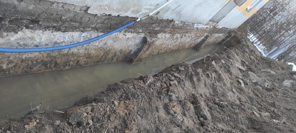 Osuszanie budynków - drenaż fundamentów -  hydroizalacja