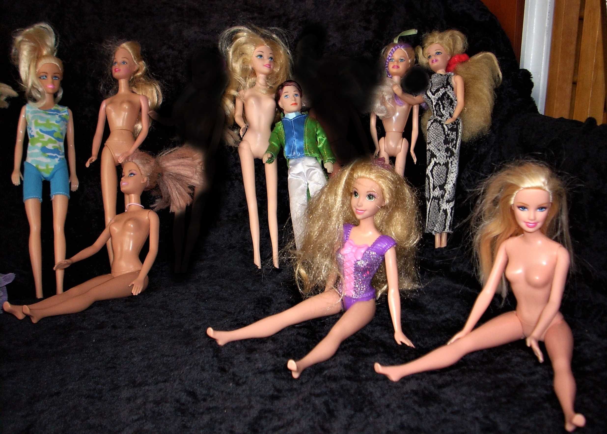 Lalki Barbie, Ken, Bratz - 19 sztuk