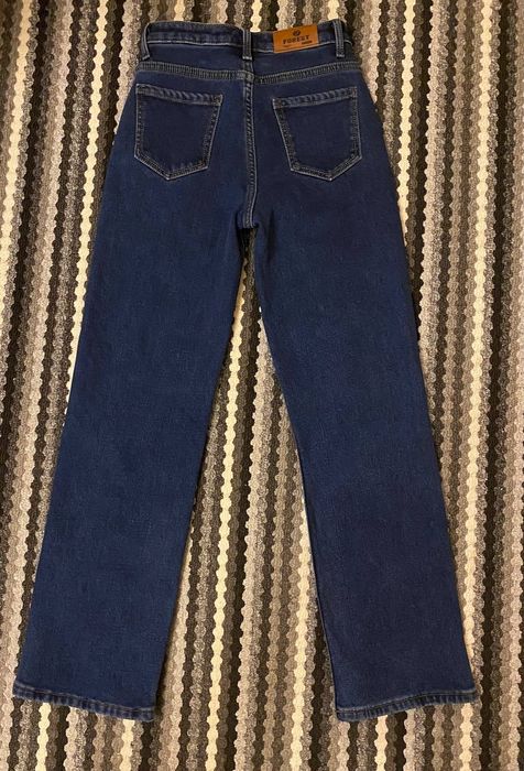 Сині джинси на флісі