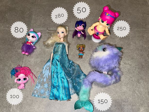 Оригінальні ляльки Elsa frozen pompsies hatchimal