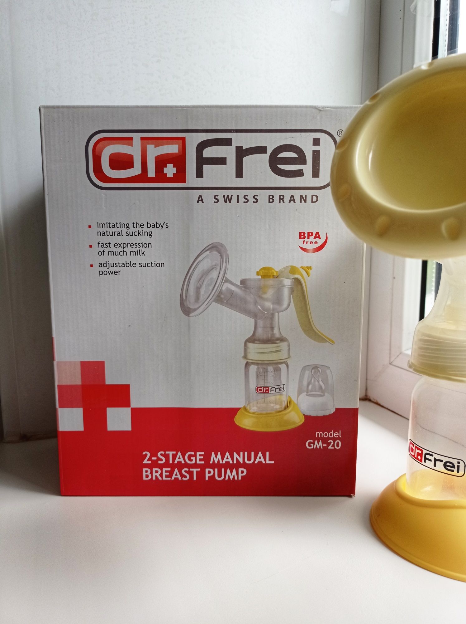 Механический молокоотсос Dr. Frei CM-20 + Подарок