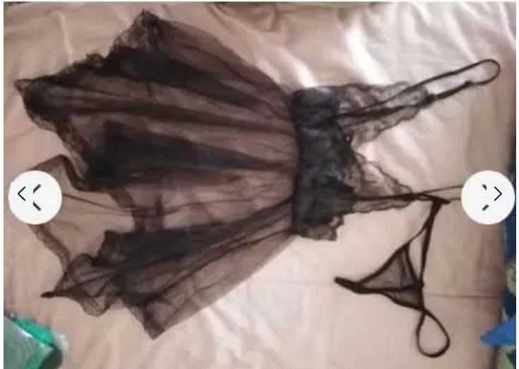 Piękna, nowa  damska bielizna  koszulka i stringi R S/M