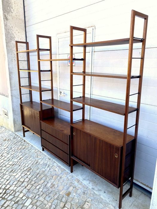 Estante tripla olaio vintage 248comp x 27prof x 2malt