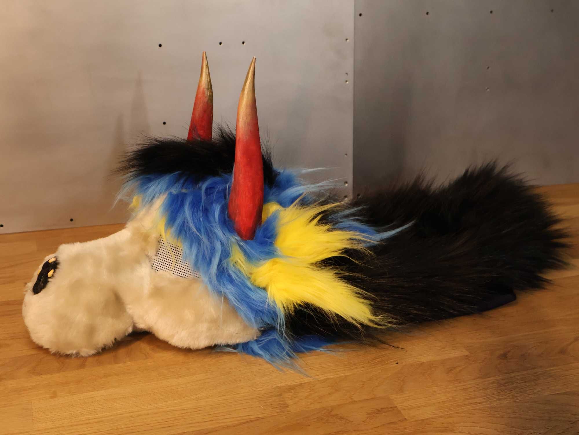 Maska Miś / Diabeł / Szatan Cosplay Fursiut Furry