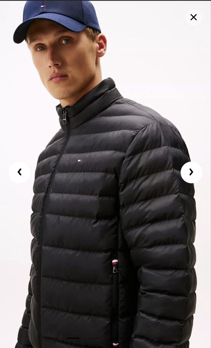 Куртка пуховик Tommy hilfiger чоловіча, чорна