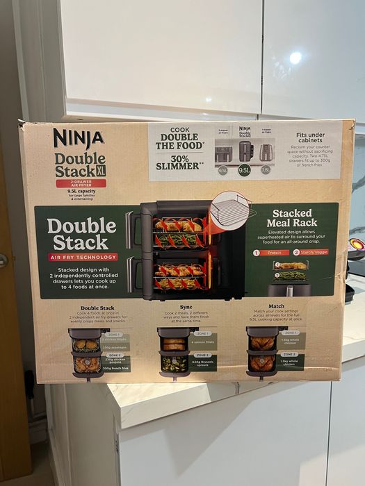 Фритюрниця NINJA Double Stack XL SL400/Сірий/Нова/Запакована/Оригінал