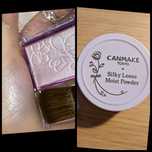 Cezanne Canmake rozświetlacz i puder w kolorze lilac fioletowy