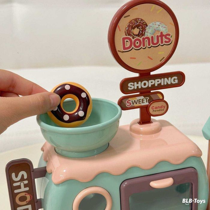 Іграшковий набір Магазин пончиків  34 пердмета  Mini Candy Donuts Shop