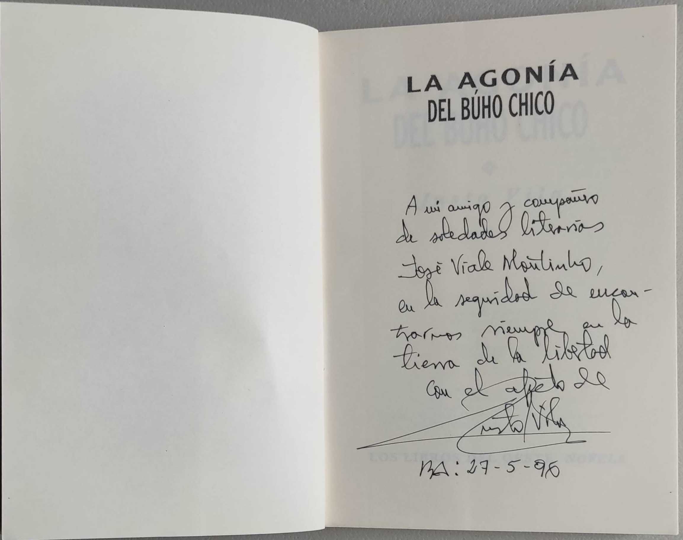 Livro Ref Par 2- La Agonia del Búho Chico - Justo Vida