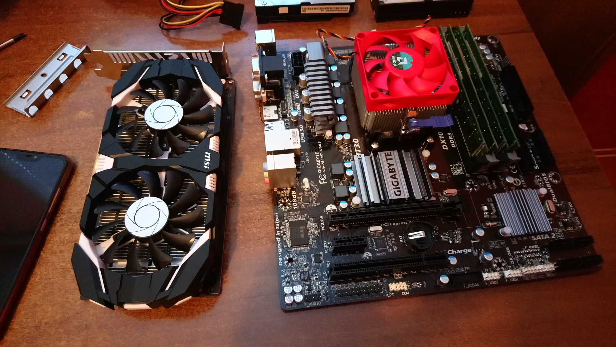 Комп'ютер AMD FX 6300, MSI GTX 1050 TI 4Gb, RAM 16 Gb DDR3, 512 Gb