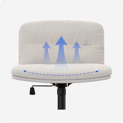 Krzesło obrotowe z szerokim siedziskiem HC1 (HC1)