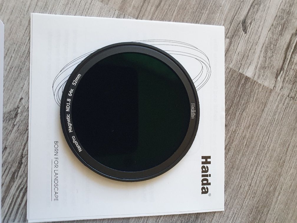 Filtr magnetyczny z adapterem 52 mm Haida ND 1.8