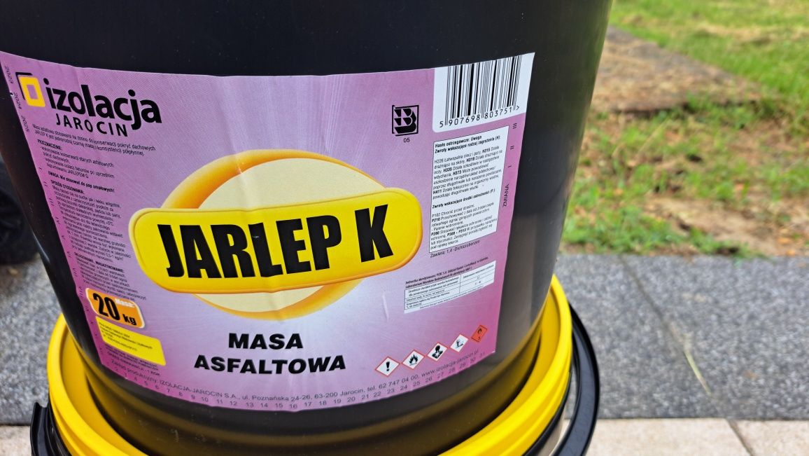 Masa do konserwacji renowacji dachu papy Jarlep K 20kg