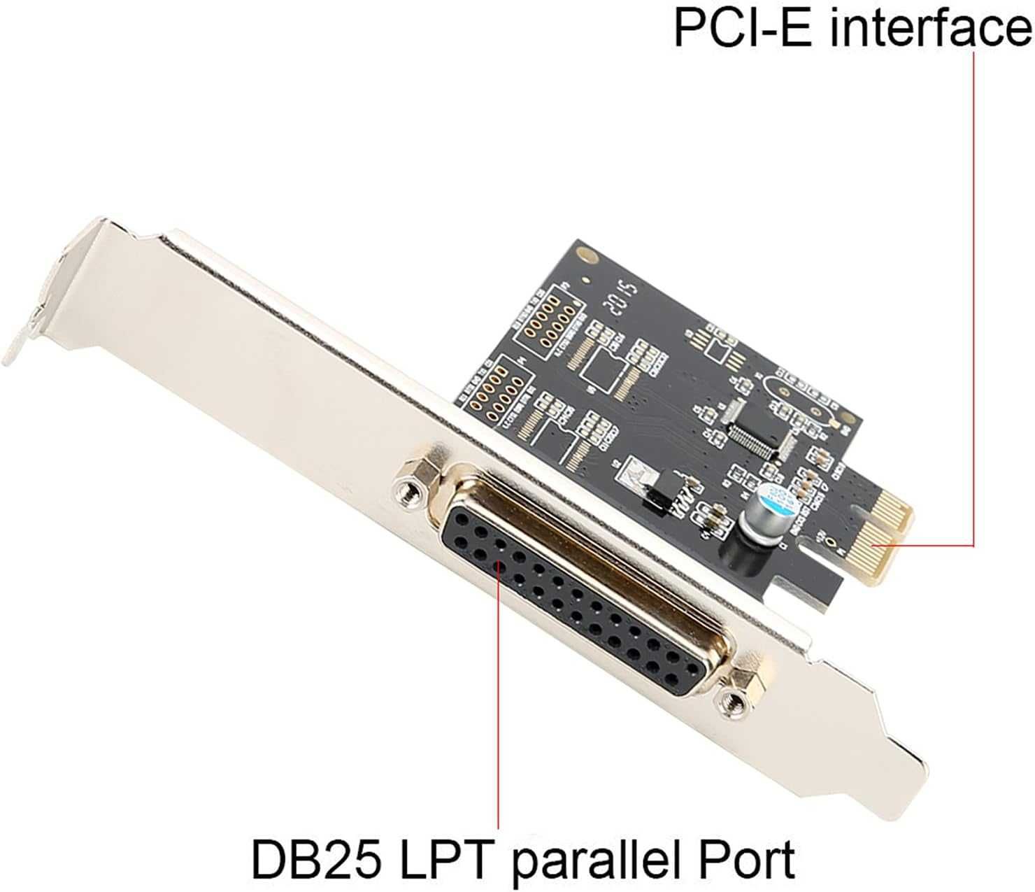 Adapter Karty Drukarki, PCIE do Portu Równoległego, spp540