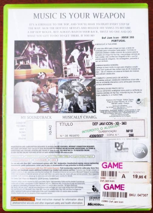 Def Jam: Icon Xbox 360