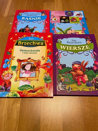 Zestaw 4 książek dla dzieci: Brzechwa *2, Tuwim, Baśnie Andersena.