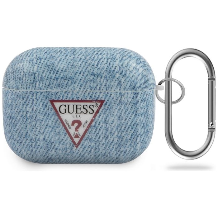 Guess GUACAPTPUJULLB AirPods Pro coverniebieski/light blue Jeans