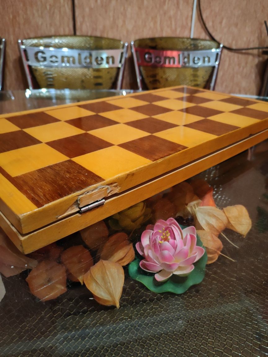 Игровой комплект нарды шашки 50х50 см.
