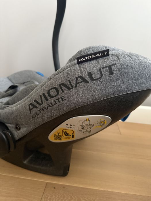 Fotelik Avionaut Ultralite/Pixel + baza ISOFIX, ADAC