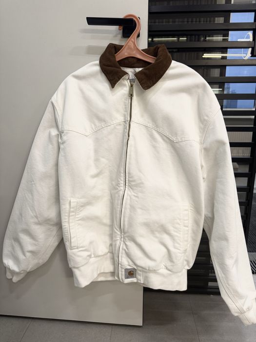 Carhartt WIP Santa Fe Jacket Wax White