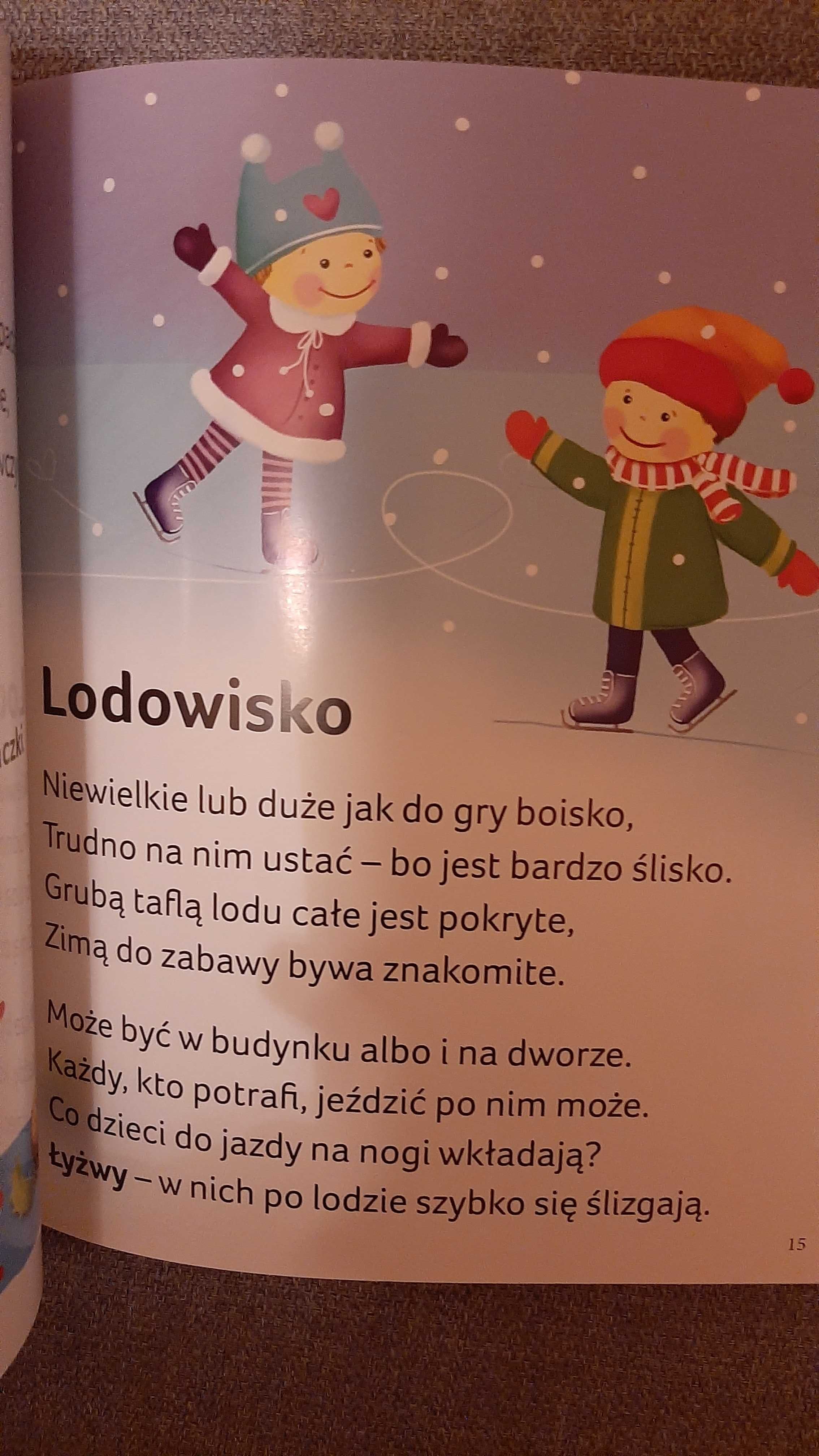 Książeczki z rebusami naklejkami Cztery pory rok Wycieczka Przedszkole