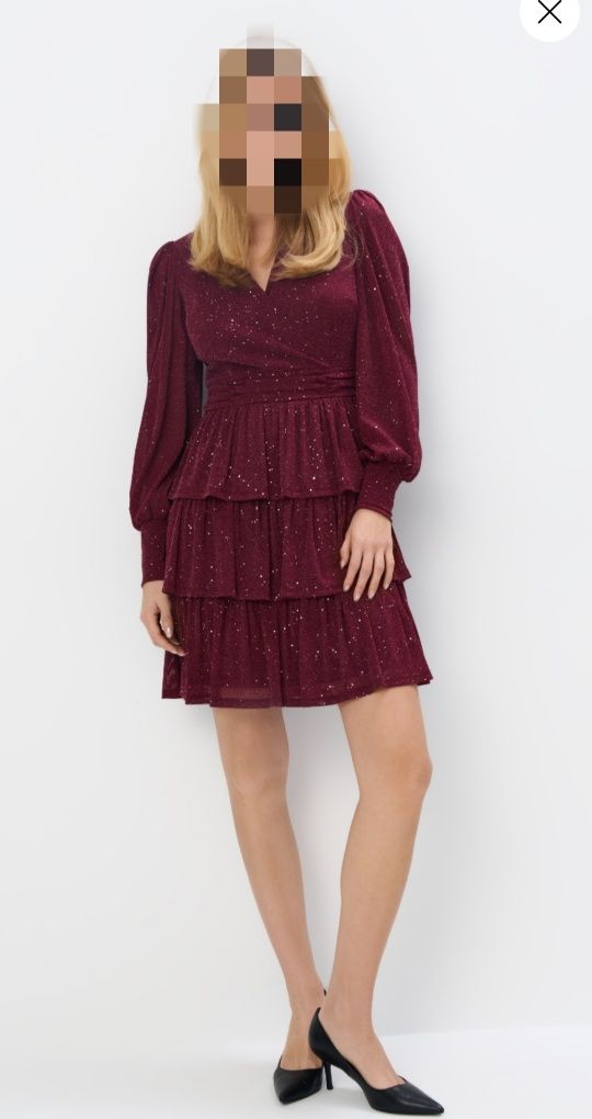 Sukienka elegancka mini karnawał domówka
