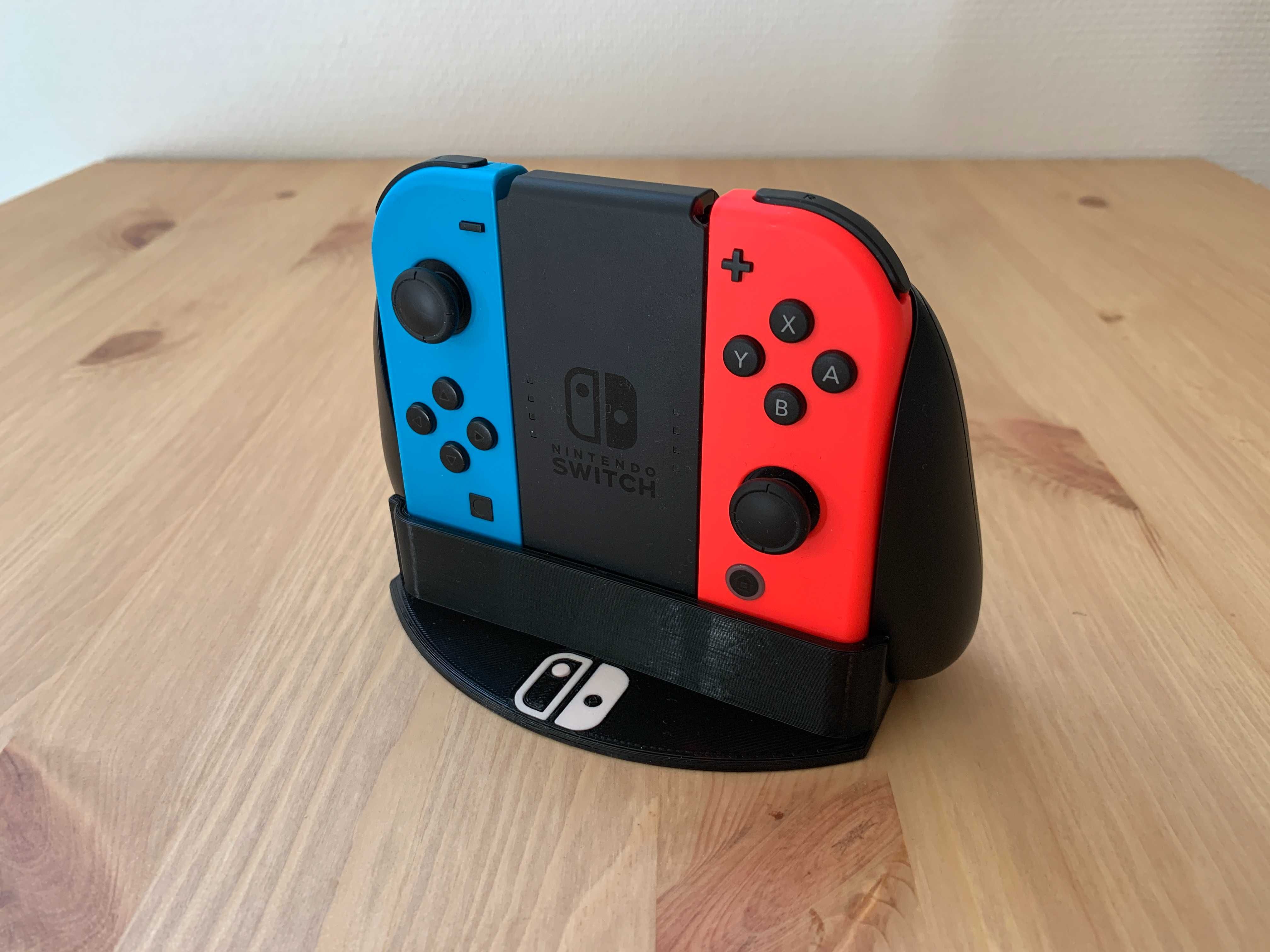 Podstawka stojak na JoyCon Nintendo Switch czarna