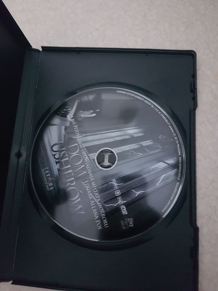 Film DVD Dom Usherów płyta