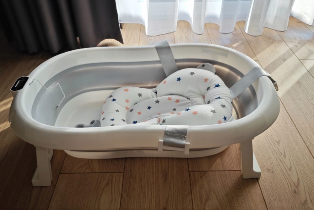 Wanienka składana z Termometrem dla Dzieci + Poduszka Darmowa Dostawa