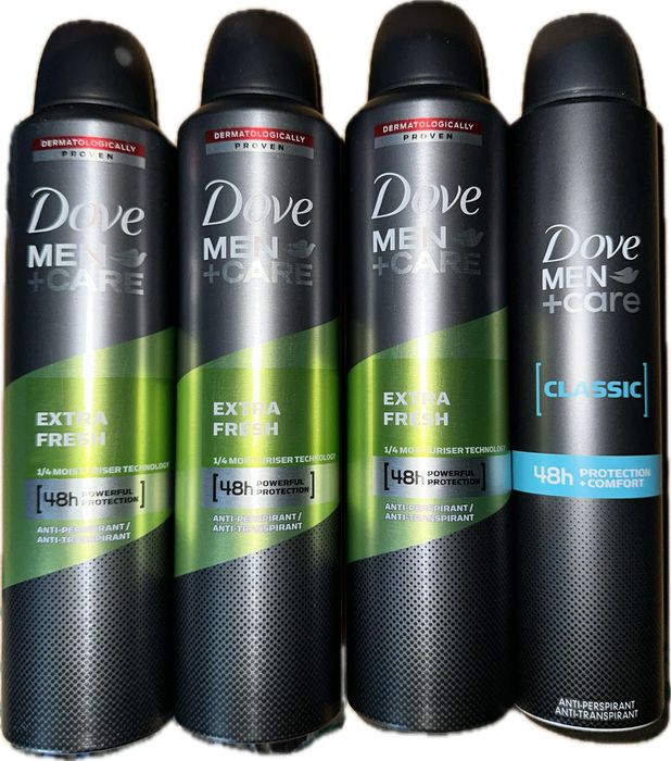 Dove dezodorant extra fresh Wlochy 3x250ml + 200ml