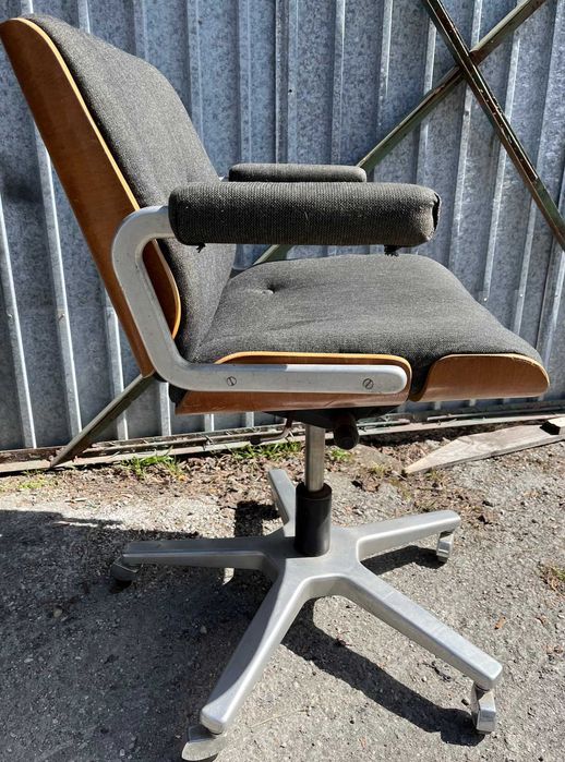 Unikat! Fotel obrotowy Stoll Giroflex lata 60 vintage