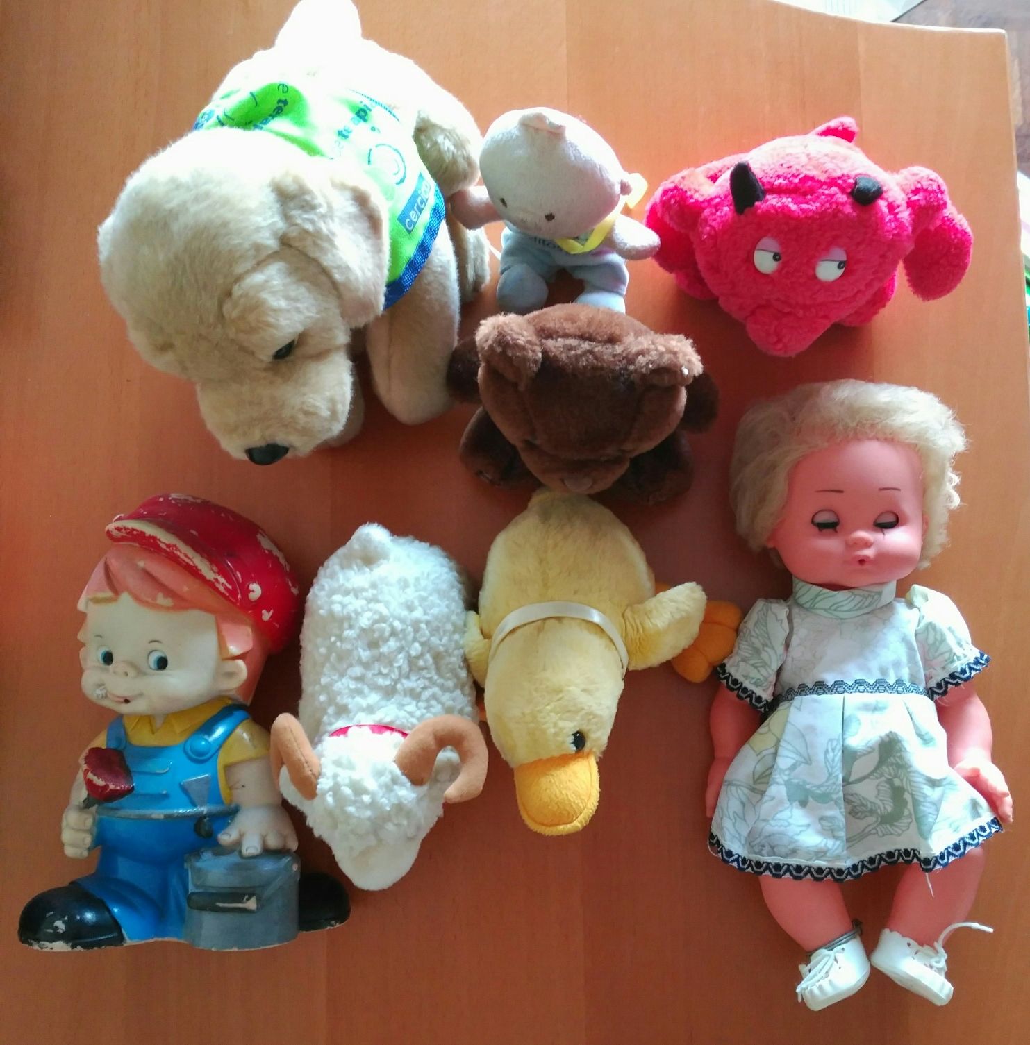 Lote peluches bonecos