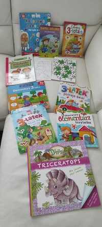 MEGA PAKA kolorowanki, łamigłówki i wykrawanki kartonowe dla 3-latka