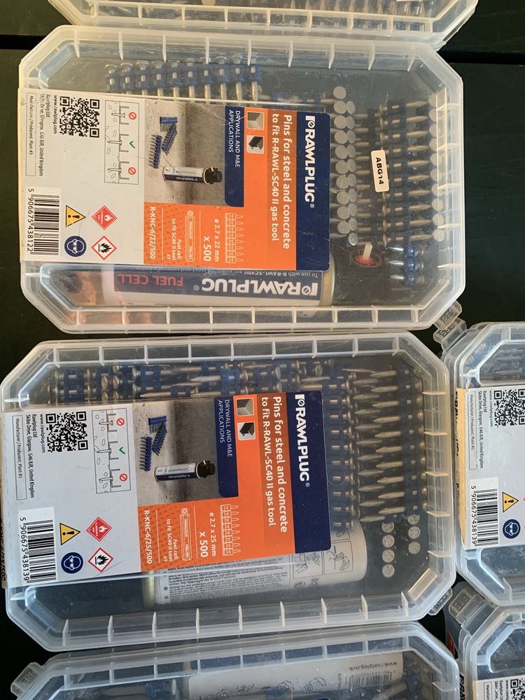 Gwoździe do betonu i stali Rawlplug