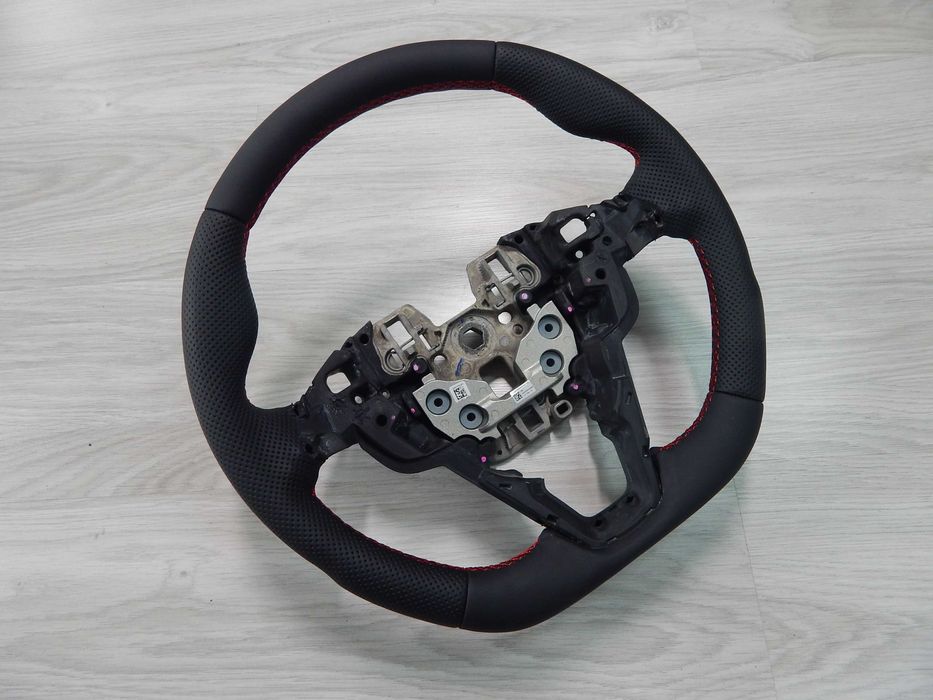 Ford Mondeo MK5 S-Max II Galaxy - kierownica sport obszycie czerw nić