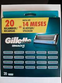 20 Recargas Gillette Mach 3