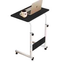Mobilny stolik pod laptopa / Mobilny stolik kawowy czarny