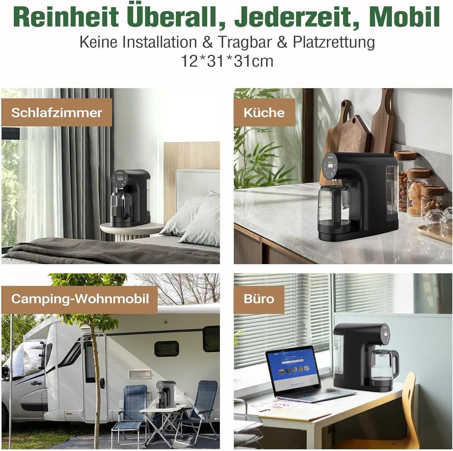 Instalacja osmozy na stole, do wody pitnej Ecoviva