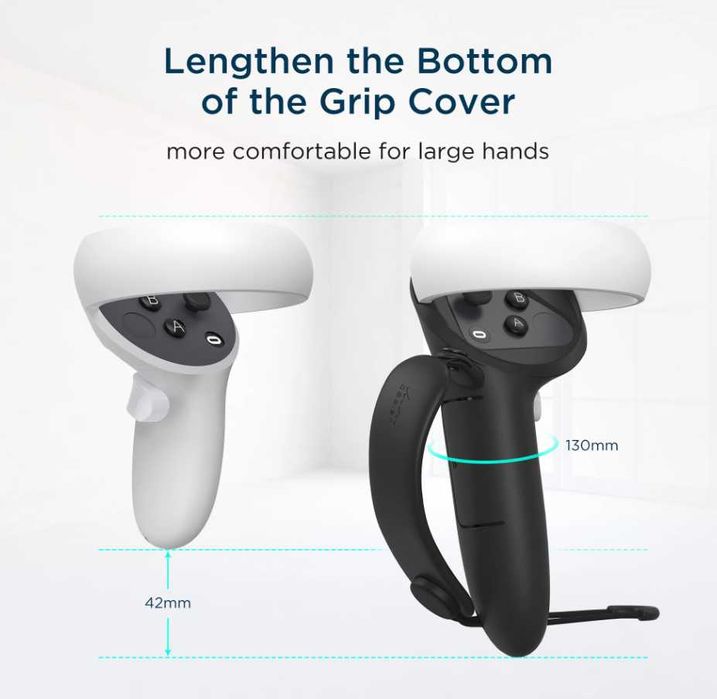 Накладка, чехол KIWI для контролера, джойстика VR Oculus Quest 2