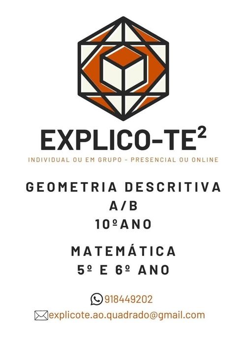 Explicações de Geometria Descritiva e Matemática