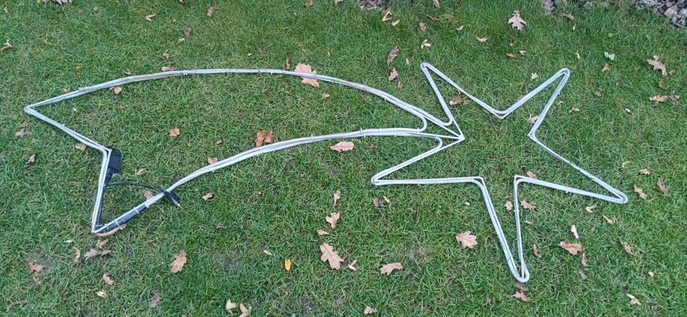 Gwiazda betlejemska led elewacyjna ozdoba swiąteczna