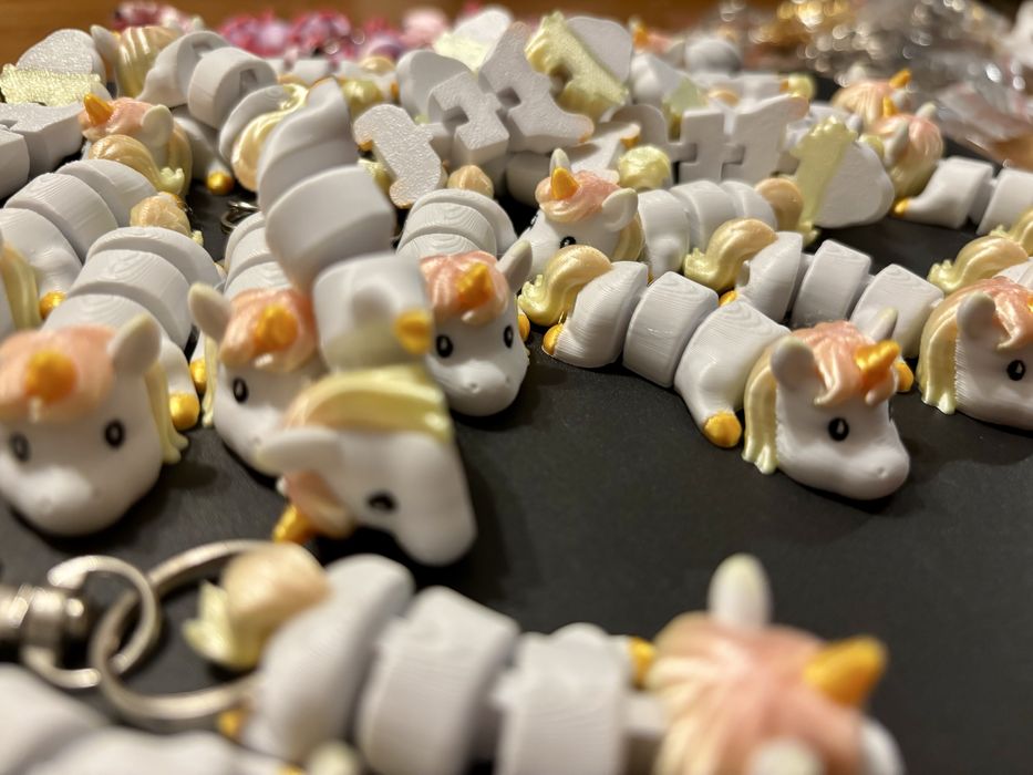 Breloczek Jednorożec – magia w miniaturze! Unicorn Bambu Lab