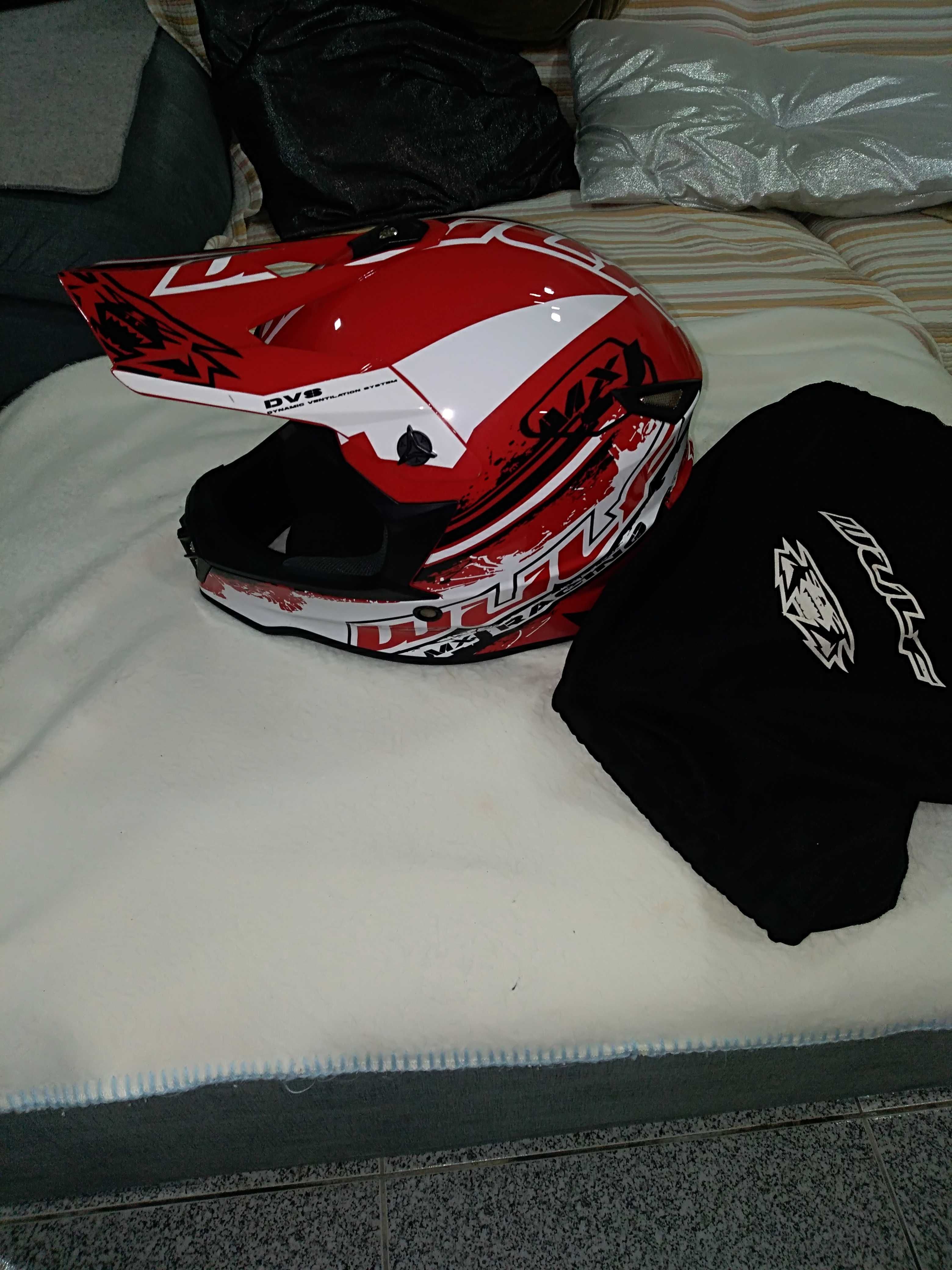 Capacete de motocross criança