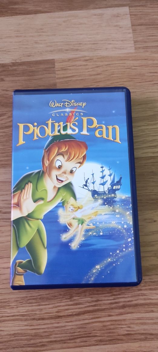 Film Piotruś Pan, kaseta VHS, bajka dla dzieci, Walt Disney