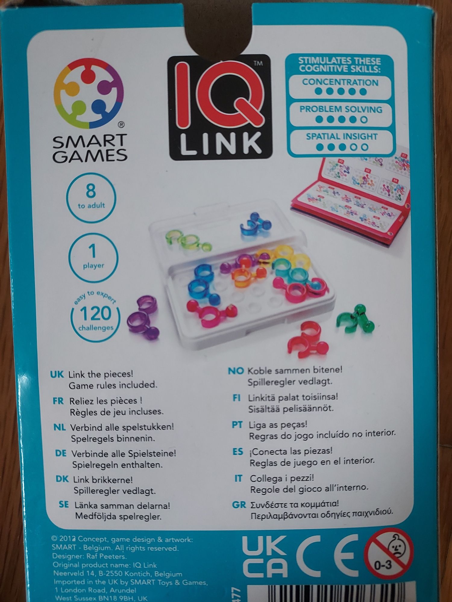 Jogo " IQ Link" , Smart Games