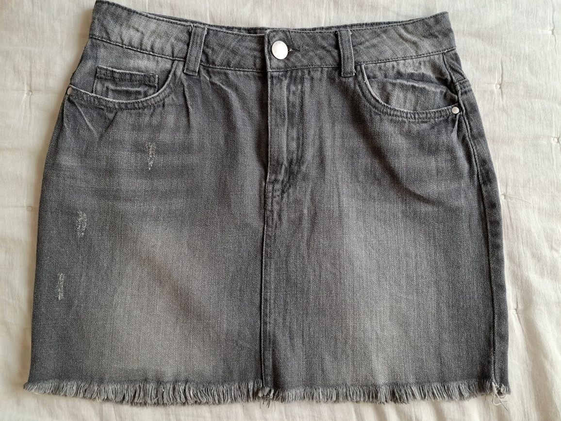 Jeansowa spódnica mini rozm. 38, M