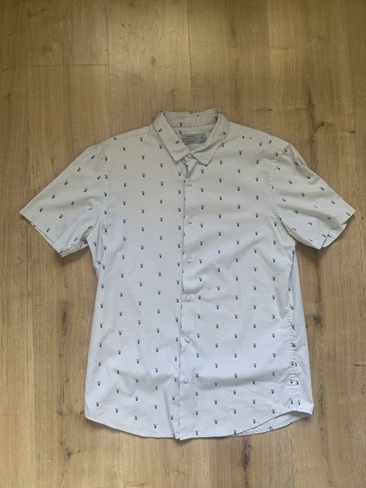 Letnia koszula męska błękitna Reserved M