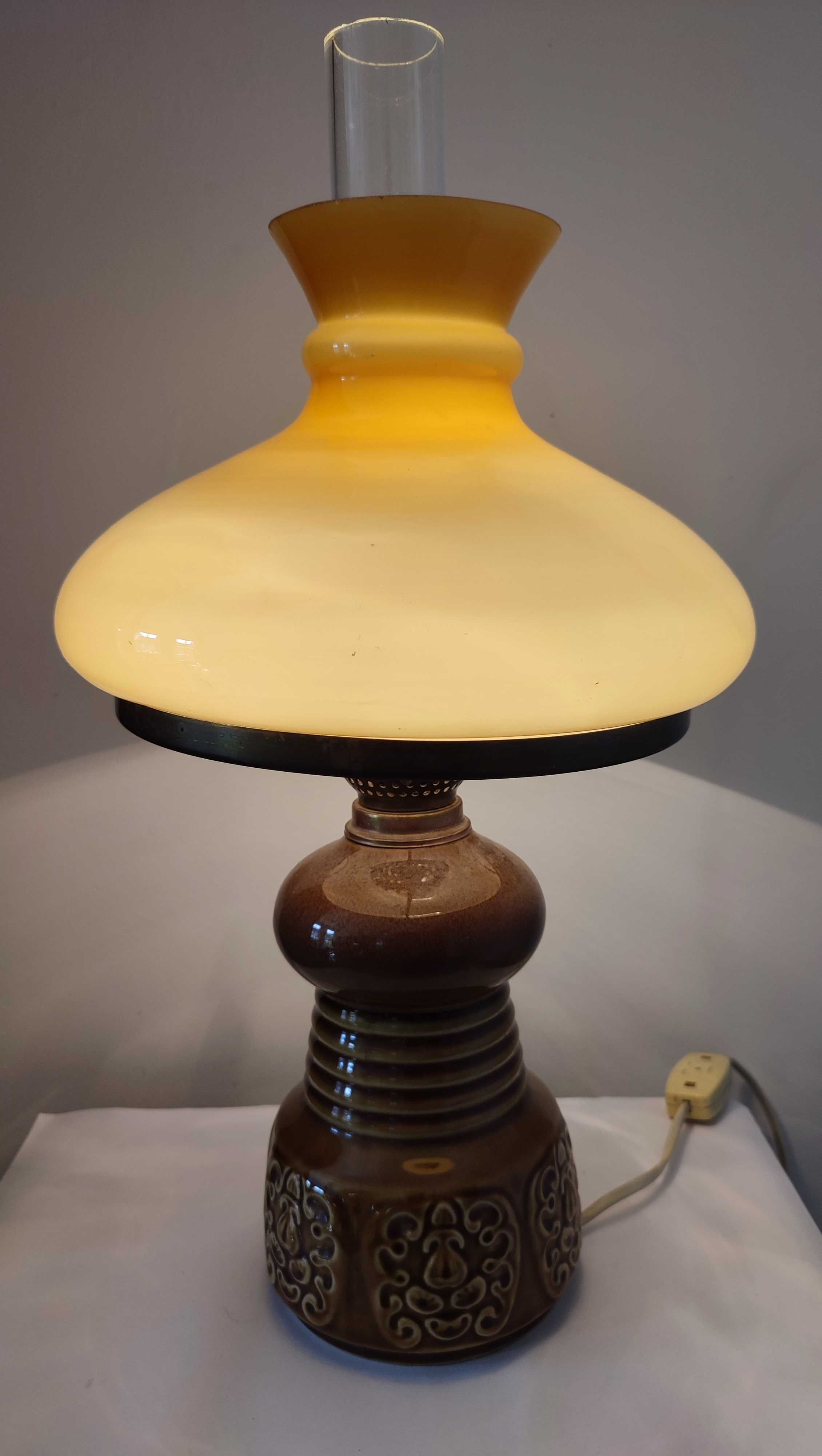 Lampa stołowa PRL Polam Wrocław