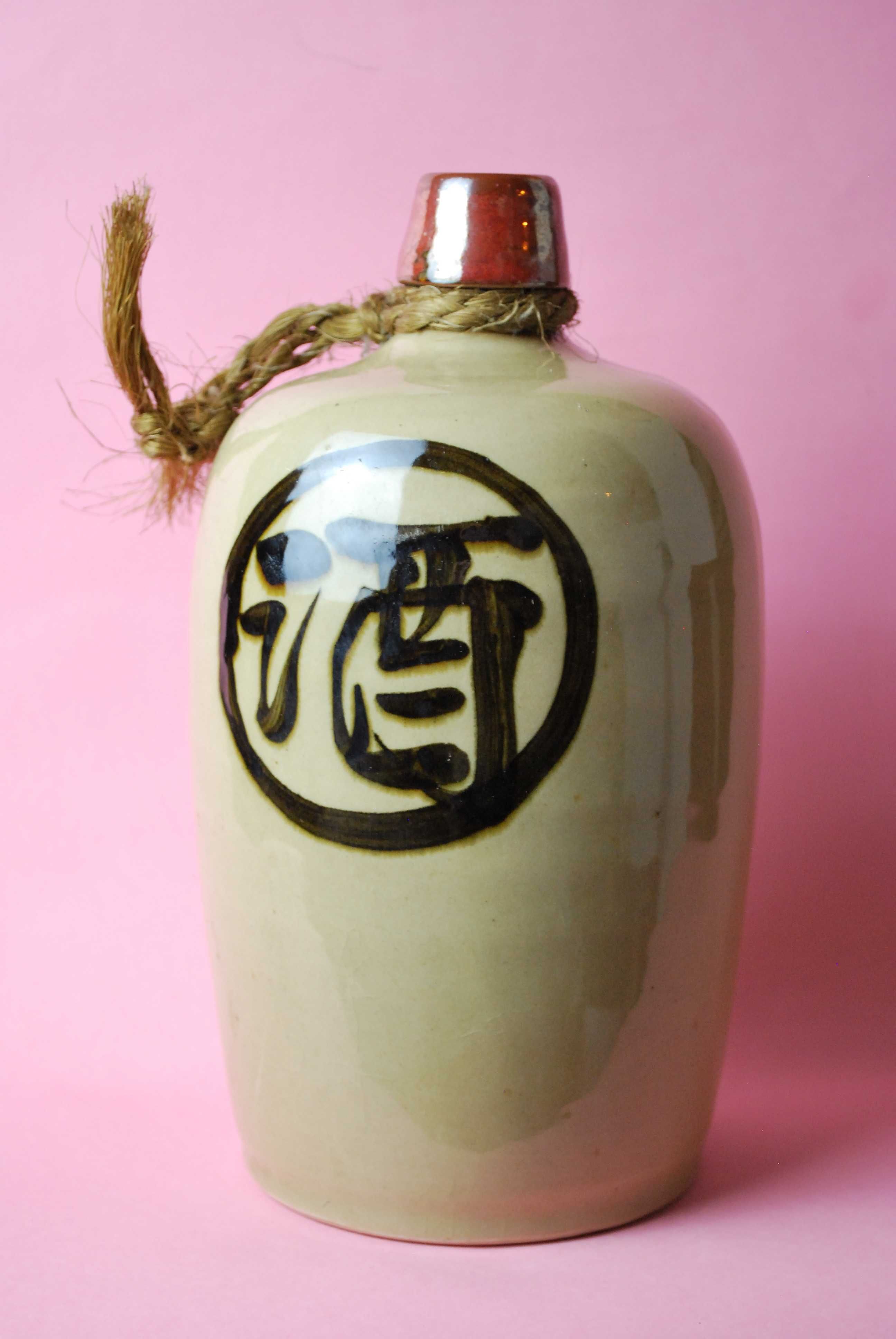 butla sake sos sojowy vintage retro etno azja orient